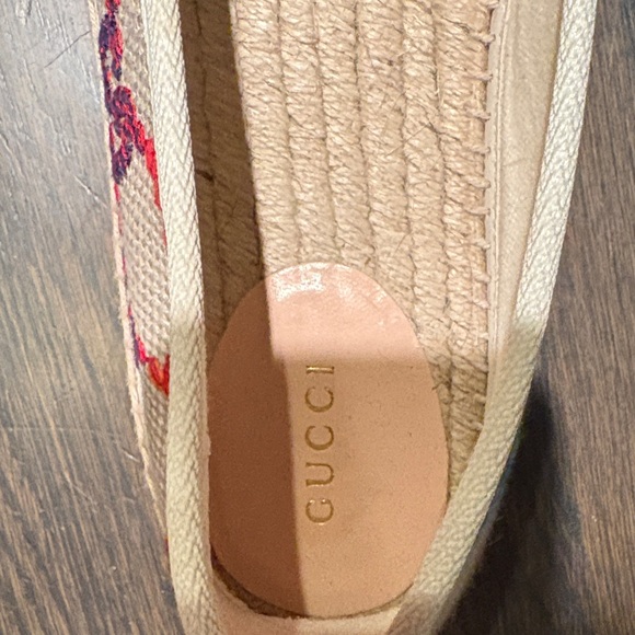Gucci l’aveugle par amour Beige and Multicolor rainbow 39 Espadrilles Spain 9 - Picture 6 of 12